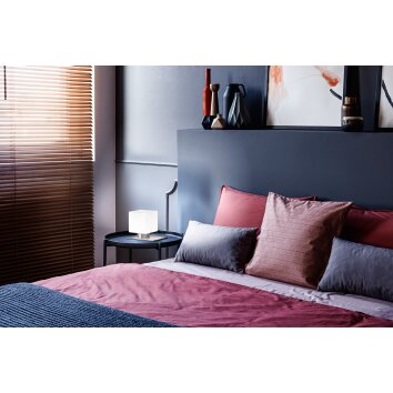 Fabas Luce Zara Tafellamp LED Nikkel mat, 1-licht