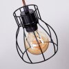 Gondo Hanglamp Zwart, 5-lichts