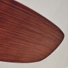 Follseland plafondventilator Bruin, houtlook, Zwart, Afstandsbediening