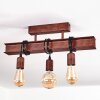 Barbengo Hanglamp Roest, Zwart, 3-lichts