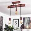 Barbengo Hanglamp Roest, Zwart, 3-lichts