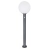 Globo OSSY Padverlichting Antraciet, 1-licht, Bewegingsmelder