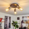 Tyldom Plafondlamp Oud zilver, 3-lichts