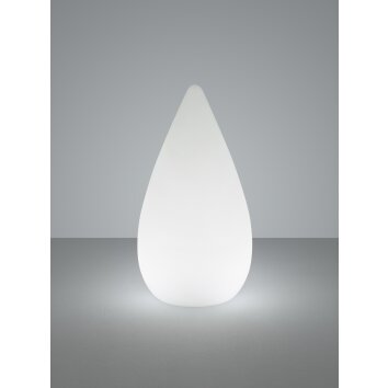 Reality Palmas Tafellamp voor buiten LED Wit, 1-licht, Afstandsbediening, Kleurwisselaar