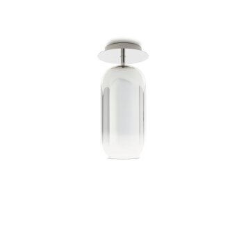Artemide Gople Mini Plafondlamp Aluminium, 1-licht