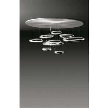 Artemide Mercury Plafondlamp LED Chroom, 1-licht