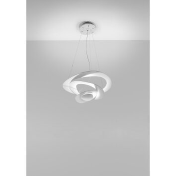 Artemide Pirce Mini Hanglamp Wit, 1-licht
