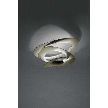 Artemide Pirce Mini Plafondlamp LED Goud, 1-licht