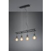 Reality Ladder Hanglamp Zwart, 4-lichts