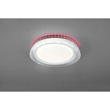Reality Thea Plafondlamp LED Wit, 1-licht, Afstandsbediening, Kleurwisselaar