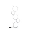 Trio Rondo Staande lamp LED Zilver, 1-licht