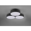 Trio Lugano Plafondlamp LED Zwart, 1-licht