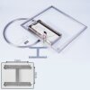 Loftheim Plafondlamp LED Chroom, Nikkel mat, 1-licht