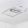 Loftheim Plafondlamp LED Chroom, Nikkel mat, 1-licht