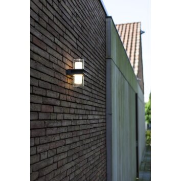 Lutec MITO Buiten muurverlichting LED Antraciet, 1-licht