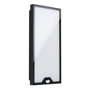 Eglo-Leuchten CASAZZA Buiten muurverlichting LED Wit, 1-licht, Bewegingsmelder