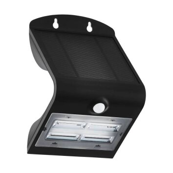 Eglo-Leuchten LAMOZZO Solarlamp LED Zwart, 1-licht, Bewegingsmelder