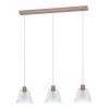 Eglo-Leuchten COPLEY Hanglamp Roségoud, 3-lichts
