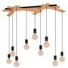 Eglo-Leuchten MONMOUNT Hanglamp Bruin, Zwart, 9-lichts
