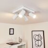 Hakamken Plafondlamp Wit, 4-lichts