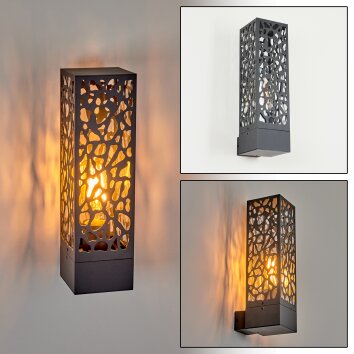 Innvoll Buiten muurverlichting Zwart, 1-licht