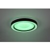Reality Arco Plafondlamp LED Zwart, 1-licht, Afstandsbediening, Kleurwisselaar