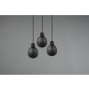 Trio-Leuchten Henley Hanglamp Zwart, 3-lichts