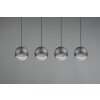 Trio-Leuchten Fletcher Hanglamp Zwart, 4-lichts