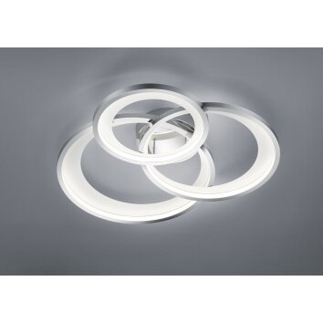 Trio-Leuchten Granada Plafondlamp LED Chroom, 1-licht