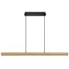 Globo DORO Hanger LED houtlook, Zwart, 1-licht