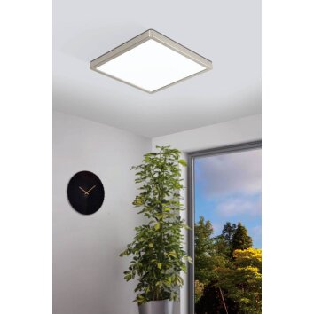 Eglo-Leuchten FUEVA-Z Plafond opbouw verlichting LED Nikkel mat, 1-licht
