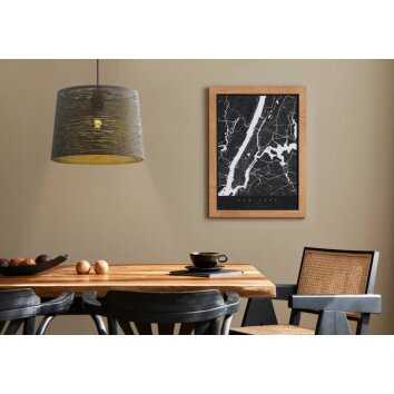 Eglo-Leuchten SEGEZIA Hanglamp Mokka, 1-licht