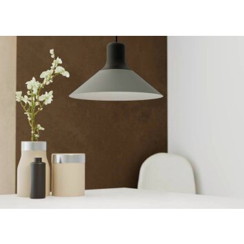 Eglo-Leuchten ABREOSA Hanglamp Grijs, Zwart, 1-licht