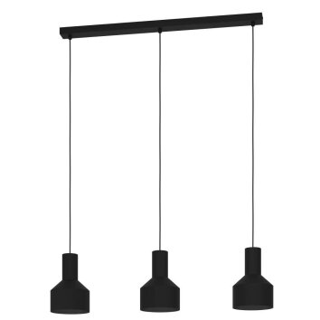 Eglo-Leuchten CASIBARE Hanglamp Zwart, 3-lichts