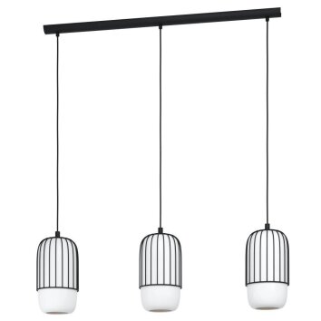 Eglo-Leuchten MULEGES Hanglamp Zwart, 3-lichts