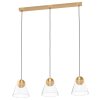 Eglo-Leuchten CERASELLA Hanglamp LED Messing, 3-lichts