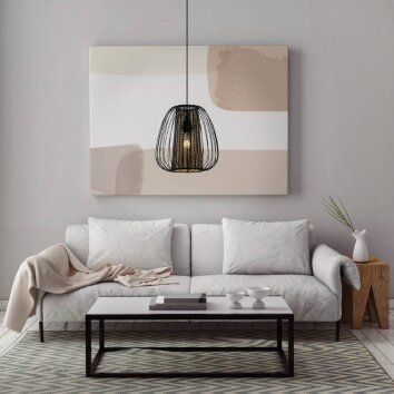 Eglo-Leuchten CURASAO Hanglamp Zwart, 1-licht