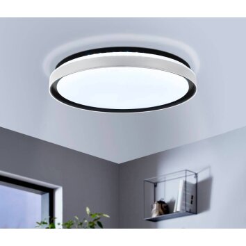 Eglo-Leuchten SELUCI Plafondlamp LED Zwart, 1-licht