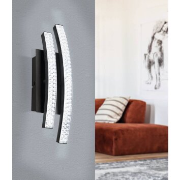 Eglo-Leuchten LEJIAS Muurlamp LED Zwart, 1-licht