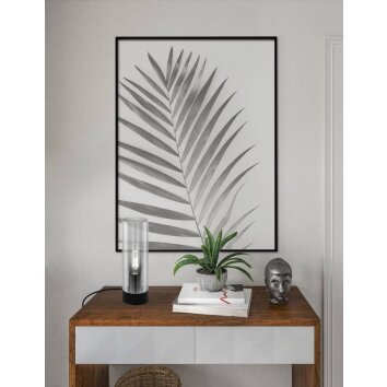 Eglo-Leuchten DAMASCO Tafellamp Zwart, 1-licht