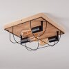 Hodne Plafondlamp Natuurlijke kleuren, Zwart, 3-lichts