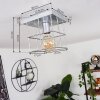 Fevaag Plafondlamp Zilver, 1-licht