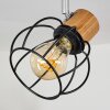 Orkanger Plafondlamp Chroom, Natuurlijke kleuren, Zwart, 2-lichts