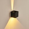 Strandaa Muurlamp LED Zwart, 2-lichts