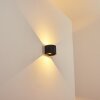 Strandaa Muurlamp LED Zwart, 2-lichts