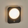 Haga Buiten muurverlichting LED Zwart, 1-licht, Bewegingsmelder