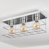 Fevaag Plafondlamp Chroom, Zilver, 3-lichts