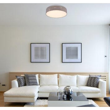 Globo CINDY Plafondlamp LED Wit, 1-licht, Afstandsbediening