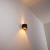 Badajoz Muurlamp LED Koperkleurig, Zwart, 1-licht