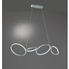 Trio-Leuchten Rondo Hanglamp LED Zilver, 1-licht